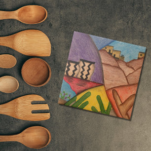 Desert Southwest Colourful Decorative Tile