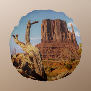 Desert Southwest Monument Valley Round Cushion