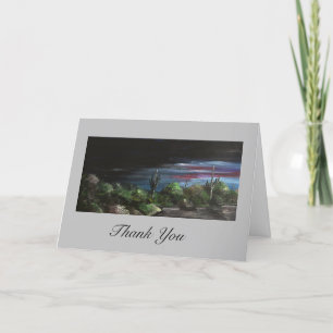 Desert Southwest Thank You Greeting Card