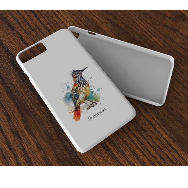 Desert Spirit, Roadrunner in Watercolor custom Case-Mate iPhone Case (Creator Uploaded)