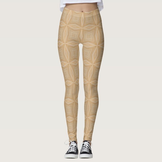 Desert Star – Layered Sand Art Leggings (Front)