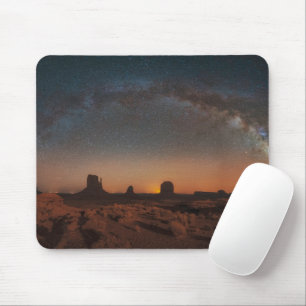 Desert   Starry Sky Over A Desert Landscape Mouse Mat