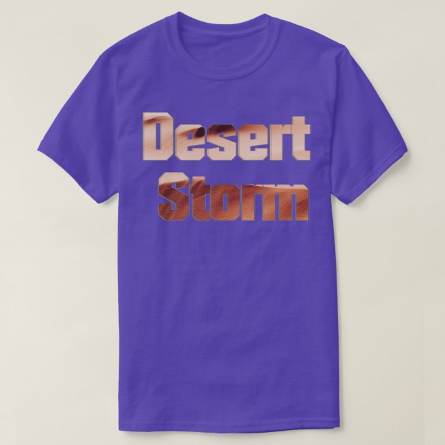 Desert Storm 1 T-Shirt (Design Front)