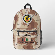 Desert Storm Camo Cavalry Backpack