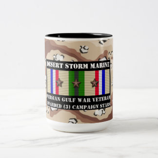 DESERT STORM MARINE 3 STARS MUG