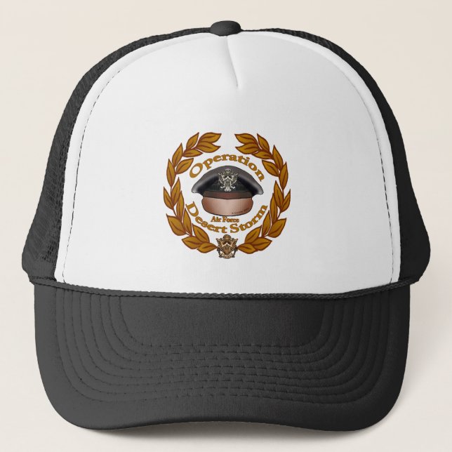 Desert Storm Vet Trucker Hat (Front)