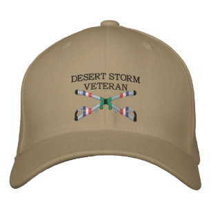Desert Storm Veteran Cavalry Crossed Sabres Hat