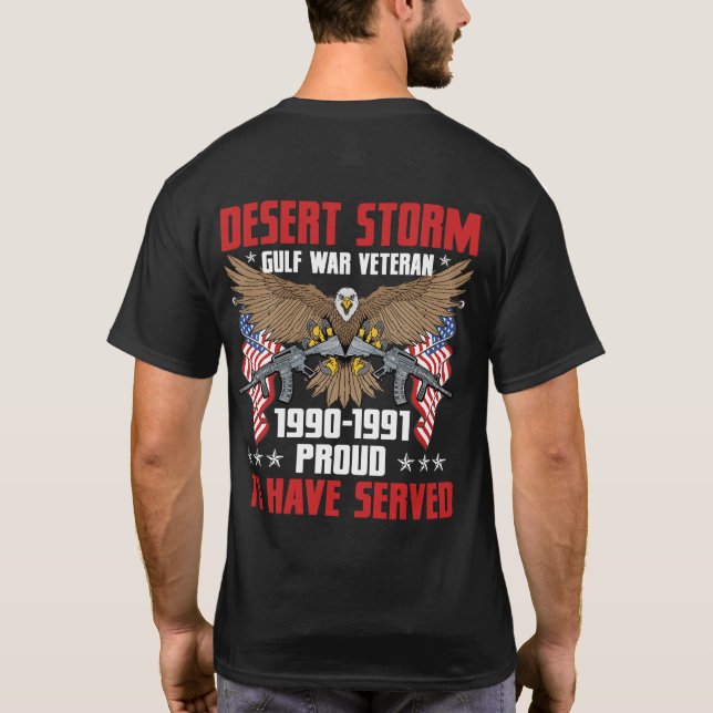 Desert Storm Veteran T-Shirt (Back)