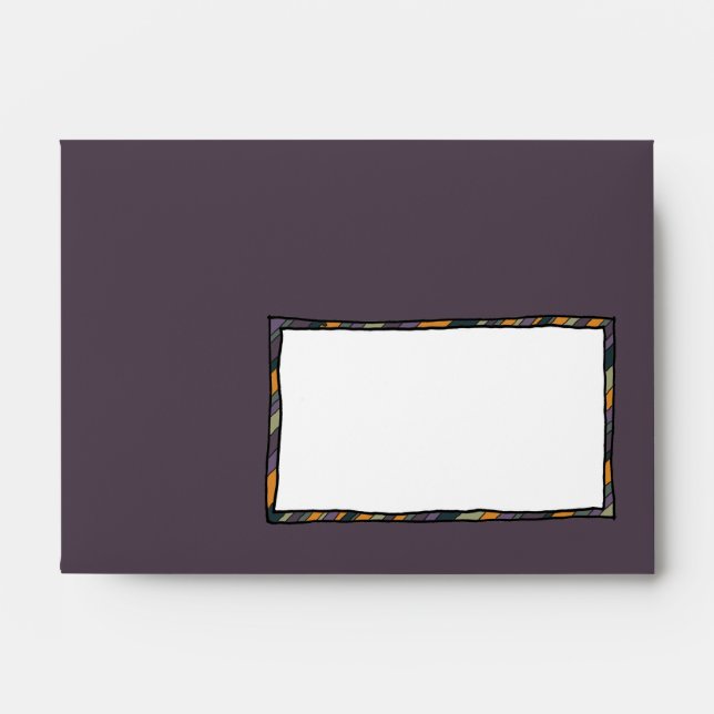 Desert Stripes A6 Notecard Envelope (Front)