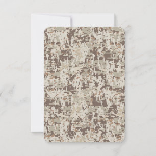 Desert Style Digital Camouflage Beige Decor