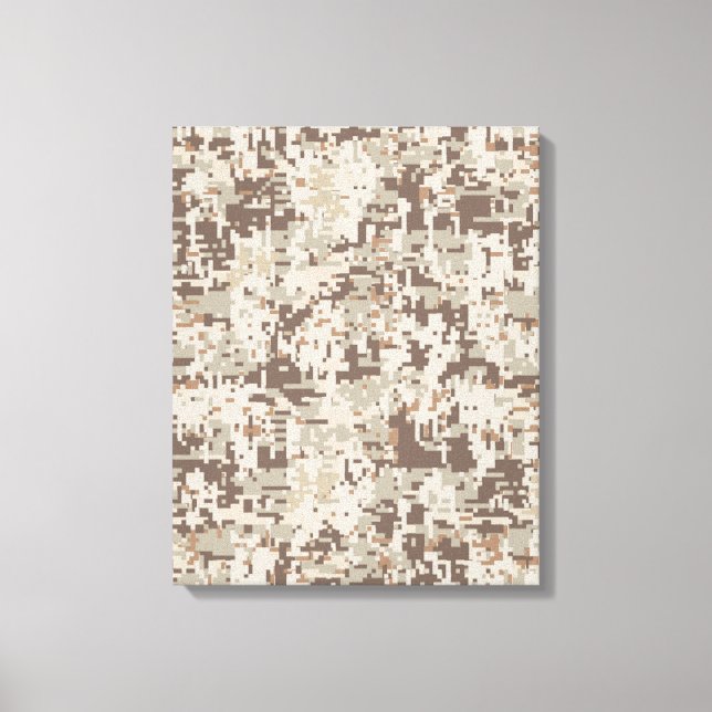Desert Style Digital Camouflage Beige Decor (Front)