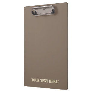 Desert Style Digital Camouflage Beige Decor Clipboard