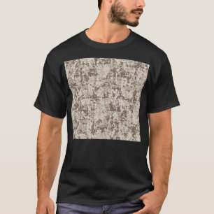 Desert Style Digital Camouflage Beige Decor T-Shirt