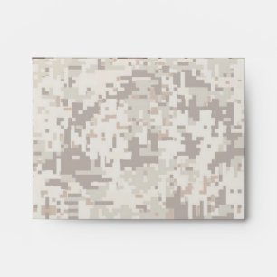 Desert Style Digital pixel beige Camouflage Envelopes