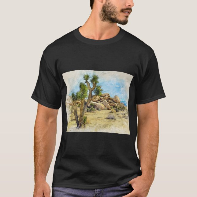 Desert Style Joshua Tree  T-Shirt (Front)
