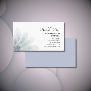 Desert Succulent Business Card
