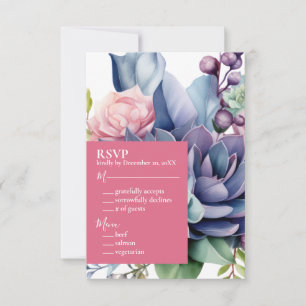 Desert Succulents RSVP Response Card