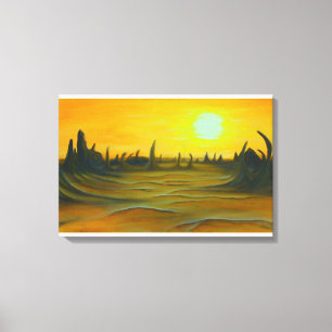 Desert Sun Canvas Print