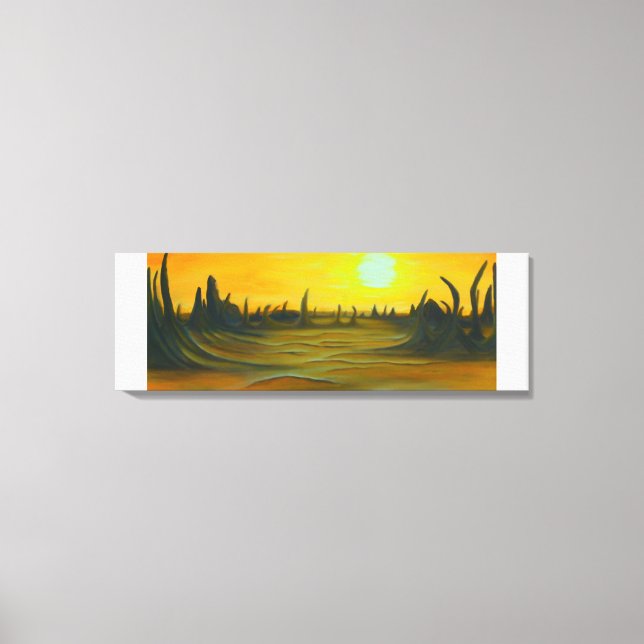 Desert Sun Canvas Print (Front)
