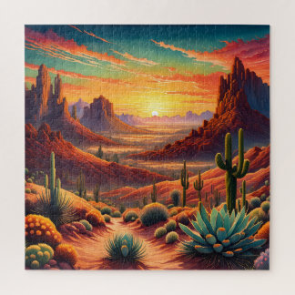 Desert Sun Jigsaw Puzzle