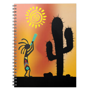 Desert Sun Kokopelli Notebook