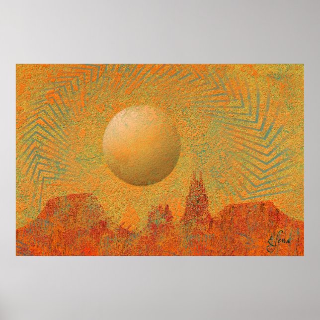 Desert Sun Poster (Front)
