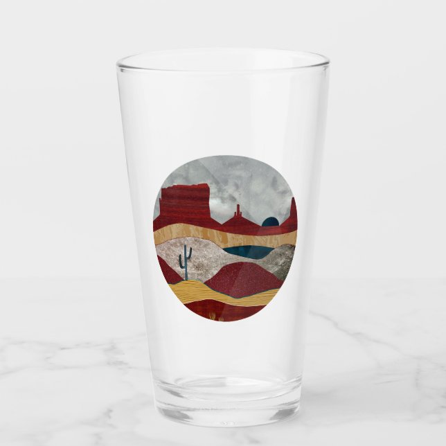 Desert Sunrise Glass (Front)
