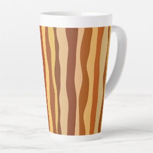 Desert Sunrise Gold Burnt Orange Sienna Latte Mug