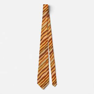 Desert Sunrise Gold Burnt Orange Sienna Tie