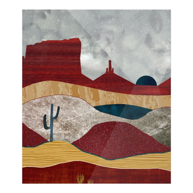 Desert Sunrise Photo Print (Front)