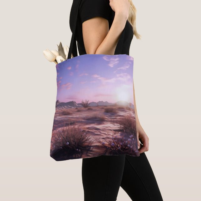 Desert Sunrise Tote Bag (Close Up)