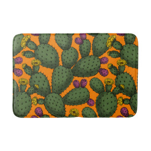 Desert sunset bath mat