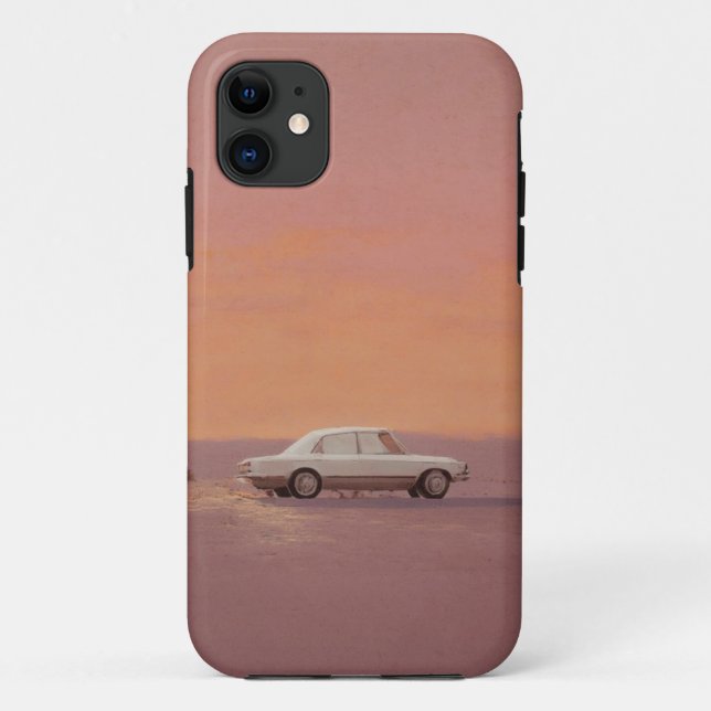 Desert Sunset Drive Mobile Case (Back)
