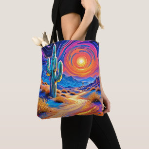 Desert Sunset Glow Tote Bag