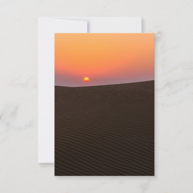 Desert sunset in Dubai (Front)