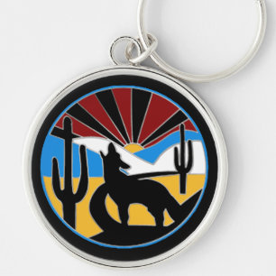 Desert Sunset Keychain