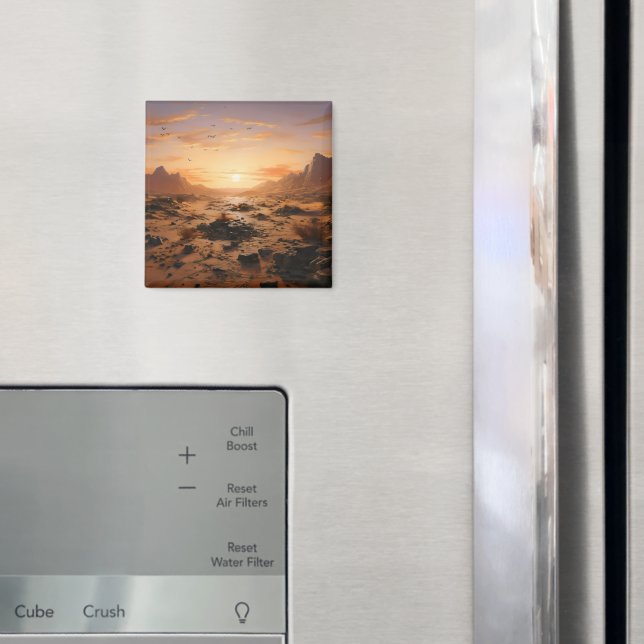 Desert Sunset Magnet (In Situ (Fridge))