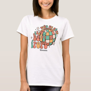 Desert Sunset Retro Happy New Year Party T-Shirt