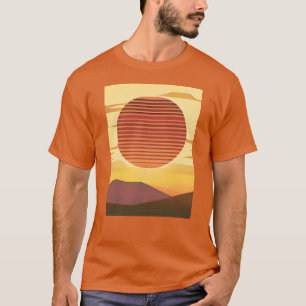Desert Sunset Rust Orange and Brown T-Shirt