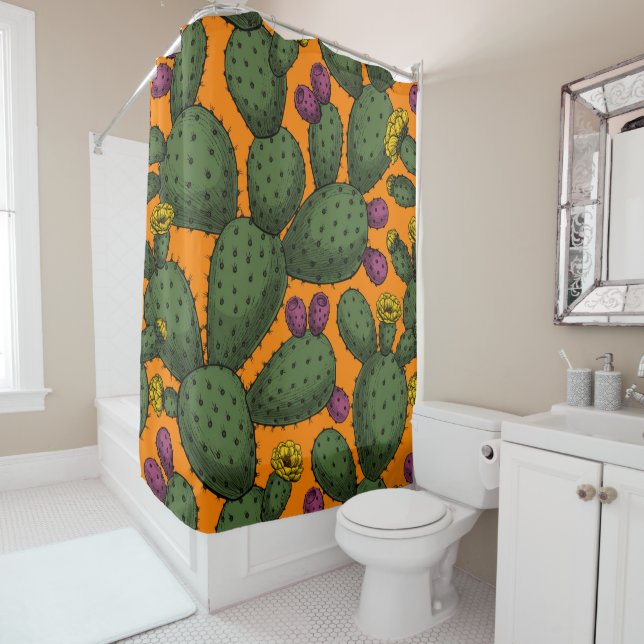 Desert sunset shower curtain (In Situ)