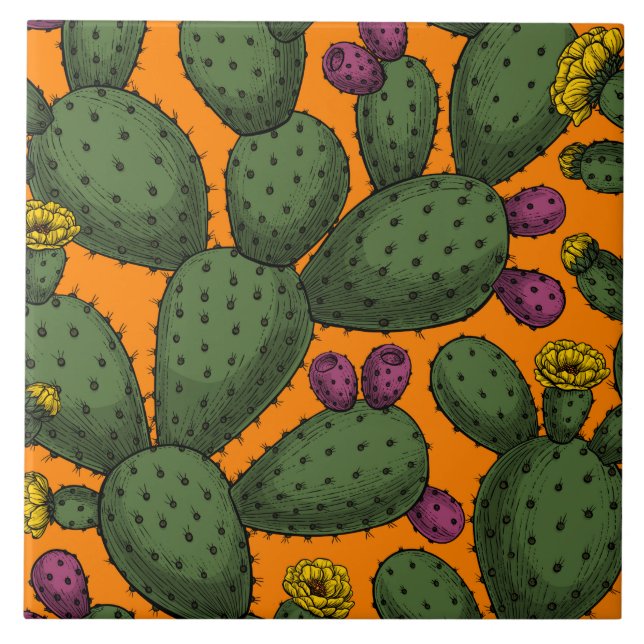 Desert sunset tile (Front)