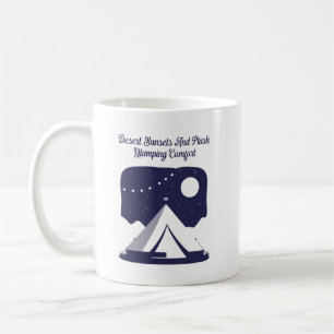Desert Sunsets Plush Glamping Comfort Design Coffee Mug