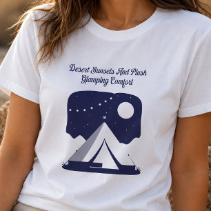 Desert Sunsets Plush Glamping Comfort Design T-Shirt