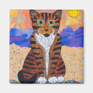 Desert Tabby Magnet