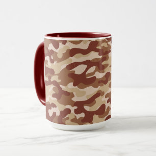 Desert Tan Camouflage Pattern  Mug