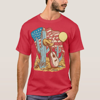 Desert texas guitar USA259 T-Shirt