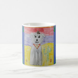 Desert Theme dog design coffee mug