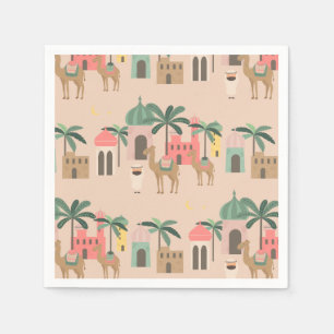 Desert Themed Baby Shower Party Paper Napkin