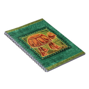 Desert Tortoise in Oil Pastel Notebook