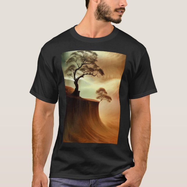 Desert trees landscape T-Shirt (Front)